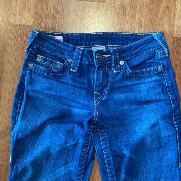 True Religion Wide Leg Jean Size 25 - Picture 3 of 13
